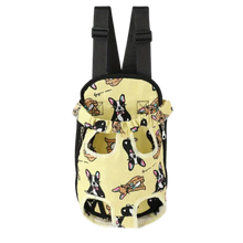 Load image into Gallery viewer, Zaino Trasportatore per Cani e Gatti -Tela con cani e gatti - Ozerty
