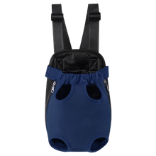 Load image into Gallery viewer, Zaino Trasportatore per Cani e Gatti -Blu scuro  - Ozerty
