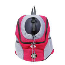 Load image into Gallery viewer, Zaino traspirante per cani -Rosso rosa/SRosso rosa/MRosso rosa/L - Ozerty
