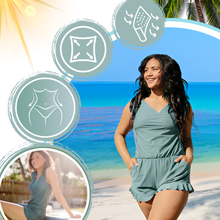 Carica l&#39;immagine nel visualizzatore di Gallery, Pagliaccetto da bagno con reggiseno incorporato - Ozerty
