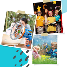 Carica l&#39;immagine nel visualizzatore di Gallery, Macchina per bolle di sapone colorate a forma di dinosauro - Ozerty
