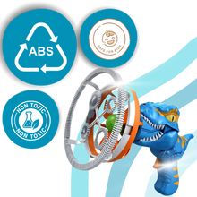 Carica l&#39;immagine nel visualizzatore di Gallery, Macchina per bolle di sapone colorate a forma di dinosauro - Ozerty
