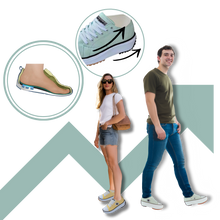 Load image into Gallery viewer, Sneaker in tela antiscivolo comodamente rialzata - Ozerty
