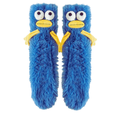 Load image into Gallery viewer, Calzini divertenti in velluto corallo -Blu - Ozerty
