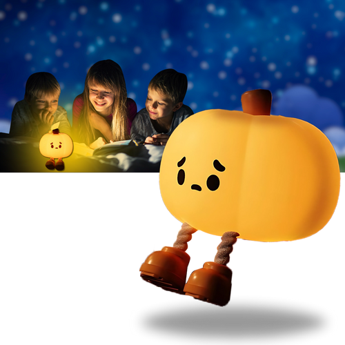 Deliziosa Lampada Notturna a Forma di Zucca Triste - Ozerty