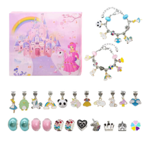 Load image into Gallery viewer, Calendario dell&#39;Avvento 24 Giorni con Gioielli Fai-da-Te -Castello - Ozerty
