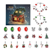 Load image into Gallery viewer, Calendario dell&#39;Avvento 24 Giorni con Gioielli Fai-da-Te -Regali di Babbo Natale - Ozerty
