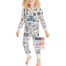 Carica l&#39;immagine nel visualizzatore di Gallery, Pigiama Doodle Dream -Giorno bellissimo - Ozerty

