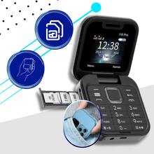 Load image into Gallery viewer, Telefono cellulare pieghevole Dual Sim piccolo  - Ozerty
