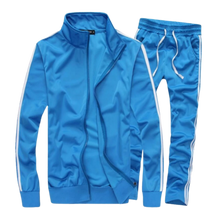 Load image into Gallery viewer, Tuta da ginnastica dinamica da uomo -Azzurro/MAzzurro/LAzzurro/XL - Ozerty
