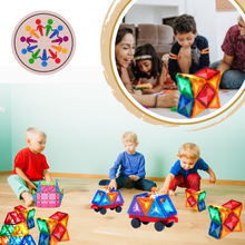 Load image into Gallery viewer, Blocchi da costruzione magnetici educativi - Ozerty
