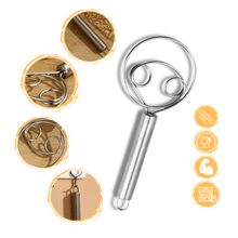 Load image into Gallery viewer, Frusta per impasto danese in acciaio inossidabile - Ozerty
