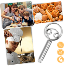Load image into Gallery viewer, Frusta per impasto danese in acciaio inossidabile - Ozerty
