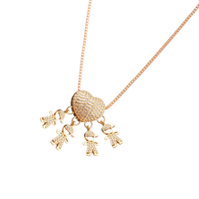 Load image into Gallery viewer, Elegante collana con charm per la mamma -4 Ragazzi - Ozerty
