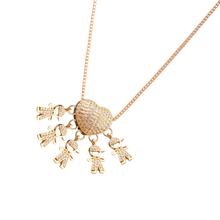 Load image into Gallery viewer, Elegante collana con charm per la mamma -5 Ragazzi - Ozerty

