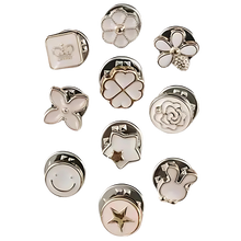 Load image into Gallery viewer, Eleganti spille a bottone senza cuciture -Fiori bianchi - Ozerty
