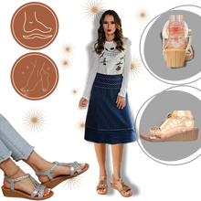 Load image into Gallery viewer, Eleganti sandali ortopedici Boho - Ozerty
