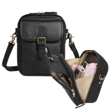 Load image into Gallery viewer, Borsa a tracolla vintage tutto-in-uno -Nero - Ozerty
