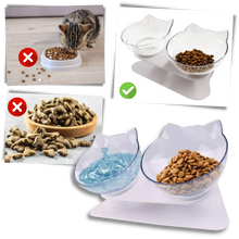 Load image into Gallery viewer, Ciotola comfort rialzata per gatti - Ozerty
