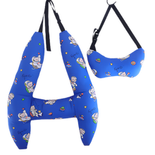 Load image into Gallery viewer, Cuscino da Viaggio per Collo con Supporto Ergonomico -Astronauta blu - Ozerty

