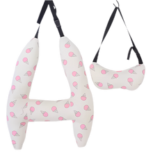 Load image into Gallery viewer, Cuscino da Viaggio per Collo con Supporto Ergonomico -Gelato rosa - Ozerty, Cuscino da Viaggio per Collo con Supporto Ergonomico -Rosa Ballerina - Ozerty, Cuscino da Viaggio per Collo con Supporto Ergonomico -Coniglietto corona rosa - Ozerty, Cuscino da Viaggio per Collo con Supporto Ergonomico -Coniglietto rosa d&#39;acqua - Ozerty
