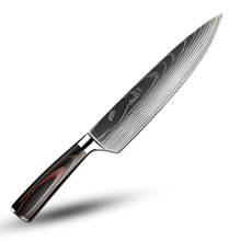 Load image into Gallery viewer, Coltello giapponese in legno Forest Pakkawood -Gyuotoh - Coltello da chef 20,5 cm - Ozerty
