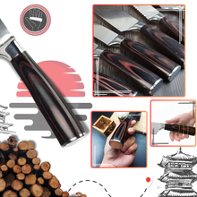 Load image into Gallery viewer, Coltello giapponese in legno Forest Pakkawood - Ozerty
