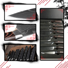 Load image into Gallery viewer, Coltello giapponese in legno Forest Pakkawood - Ozerty
