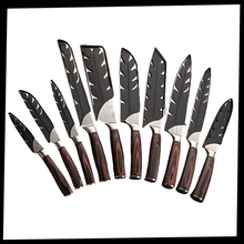 Load image into Gallery viewer, Coltello giapponese in legno Forest Pakkawood - Ozerty
