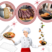 Load image into Gallery viewer, Coltello giapponese in legno Forest Pakkawood - Ozerty
