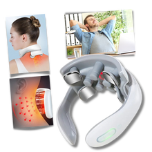 Carica l&#39;immagine nel visualizzatore di Gallery, Massaggiatore per collo e spalle a quattro teste - Ozerty
