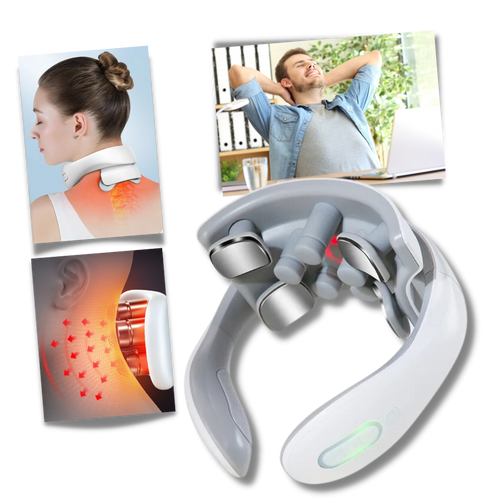 Massaggiatore per collo e spalle a quattro teste - Ozerty