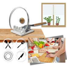 Carica l&#39;immagine nel visualizzatore di Gallery, Porta Spatole Antiscivolo a Quattro Scomparti - Ozerty
