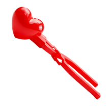 Load image into Gallery viewer, Stampo per riso Sushi con design divertenti -Cuore/Rosso - Ozerty
