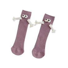 Load image into Gallery viewer, Divertenti calzini con mani magnetiche -Viola/Taglia unica - Ozerty
