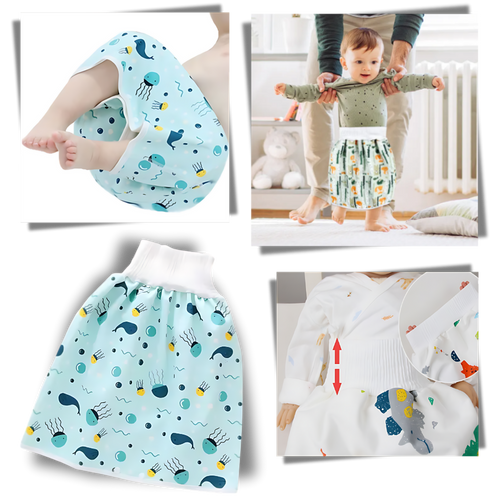 Pannolini di Stoffa Morbidi e Delicati Anti-Perdita - Ozerty