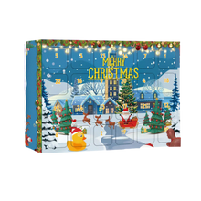 Load image into Gallery viewer, Calendario delle anatre dell&#39;Avvento per Halloween e Natale -Anatre gialle di Natale - Ozerty
