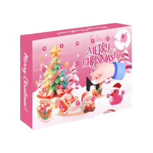 Load image into Gallery viewer, Calendario delle anatre dell&#39;Avvento per Halloween e Natale -Anatre rosa di Natale - Ozerty
