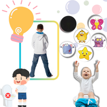 Load image into Gallery viewer, Adesivi per l&#39;Educazione al Vasino Attivati dal Calore - Ozerty
