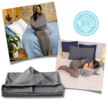 Load image into Gallery viewer, Coperta indossabile per dormire con cappuccio - Ozerty
