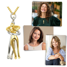 Load image into Gallery viewer, Collana per coppia Abbraccio d&#39;Amore - Ozerty
