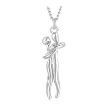 Load image into Gallery viewer, Collana per coppia Abbraccio d&#39;Amore -Argento - Ozerty
