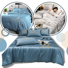 Load image into Gallery viewer, Copripiumino in morbida seta di ghiaccio - Ozerty
