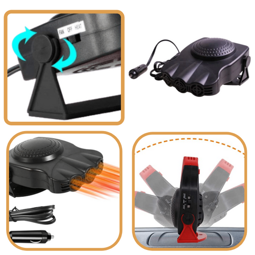 Dispositivo di sbrinamento e disappannamento per auto - Ozerty