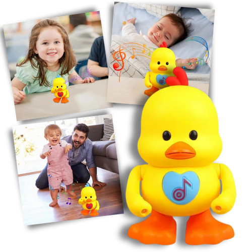 Giocattolo interattivo con anatra danzante illuminata - Ozerty