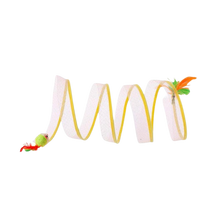 Load image into Gallery viewer, Tunnel interattivo compatto per gatti -Topo giallo - Ozerty
