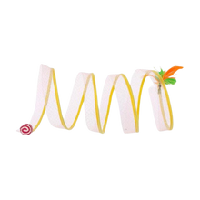 Load image into Gallery viewer, Tunnel interattivo compatto per gatti -Sisal giallo - Ozerty
