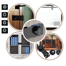 Load image into Gallery viewer, Serratura per armadietti a installazione rapida senza chiave - Ozerty
