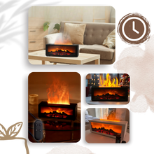 Load image into Gallery viewer, Diffusore di Oli Essenziali a LED con Simulazione di Camino - Ozerty
