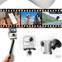 Load image into Gallery viewer, Telecamera a Mani Libere Insta360 con Montaggio Magnetico - Ozerty
